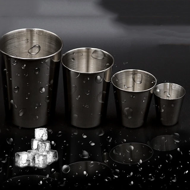 Edelstahl Becher Trinkbecher Edelstahlbecher Tasse Krug Outdoor Camping Becher