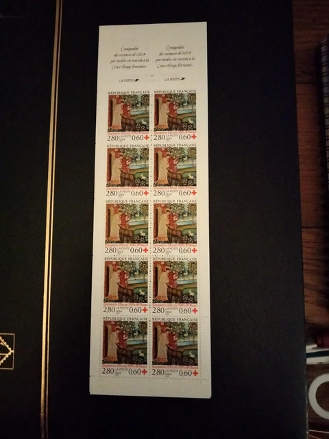 FRANCE CARNET CROIX Rouge Annee 1958 Neuf ** EUR 1,00 - FR