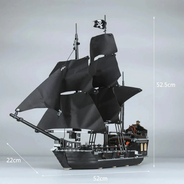 PIRATI DEI CARAIBI La Perla Nera Mattoncini No Lego Ma Compatibile