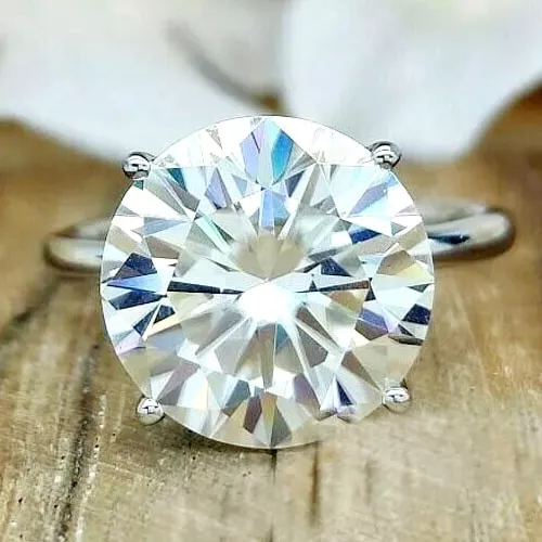 3.54ct LAB GROWN DIAMOND ENGAGEMENT RING ROUND IDEAL CUT G VS2 UGL IGI CERT