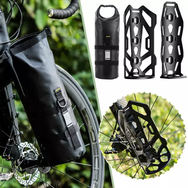 Bike Fork Bags Cycling Packs Reflective Strap for Mountain Bikes Road Bikes✨w