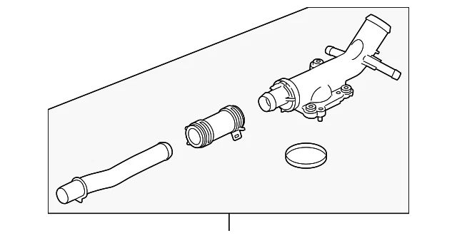 Genuine Ford Water Manifold FL3Z-8592-B