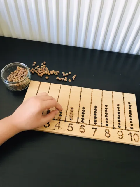 Tableau de comptage pour enfants apprentissage préscolaire Montessori jouets mathématiques