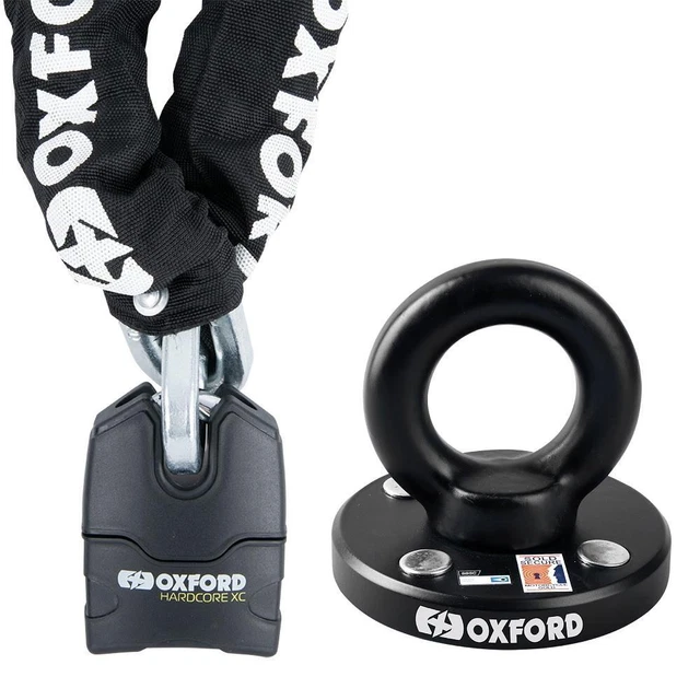 Oxford Motorcycle Hardcore XC13 Chain 1,2M & Oxford Rota Force ancoraggio a terra