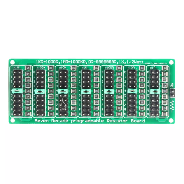 1R-99999R Step Accuracy 1R Modulo SMD programmabile scheda resistore sette decenni