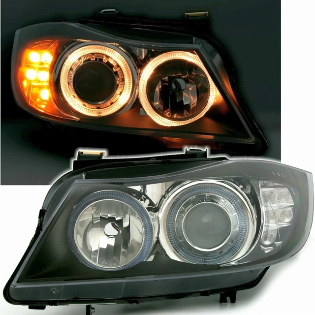 Faro per BMW E90 Angel Eyes Indicatori LED 03.2005-08.2008