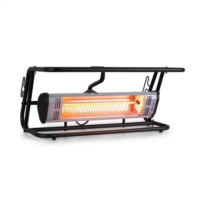 Heizstrahler 1500W Terrassen Wärmestrahler Garten Infrarot Heizung IP34 Stahl