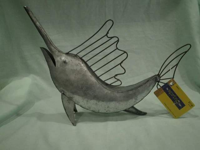 The Spring Shop Metal Swordfish Figurine