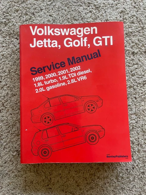 1999-2002 VW Jetta, Golf, an GTi Service manual