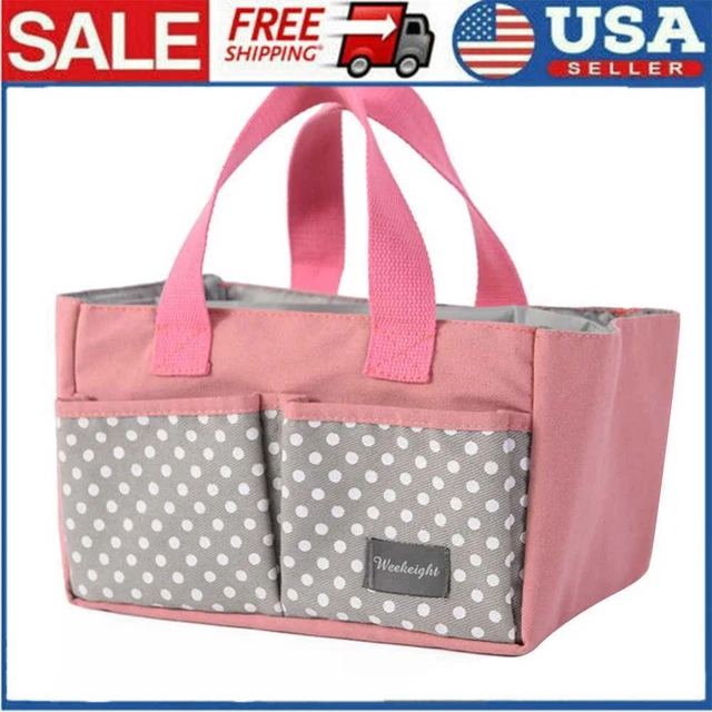 Baby Diaper Caddy Holder Bag Large Capacity Maternity Nursery Organizer Storage