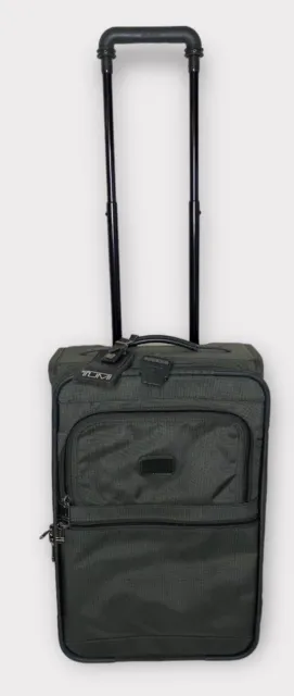 Tumi 21” Rolling Carry-On Wheeled Luggage Suitcase Classic Alpha Bravo Green