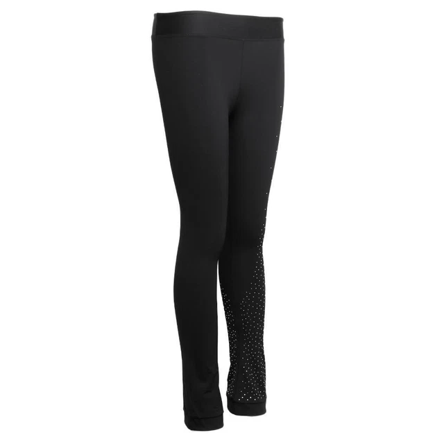 Pantalons longs de pratique de patinage artistique pour femmes, legging,