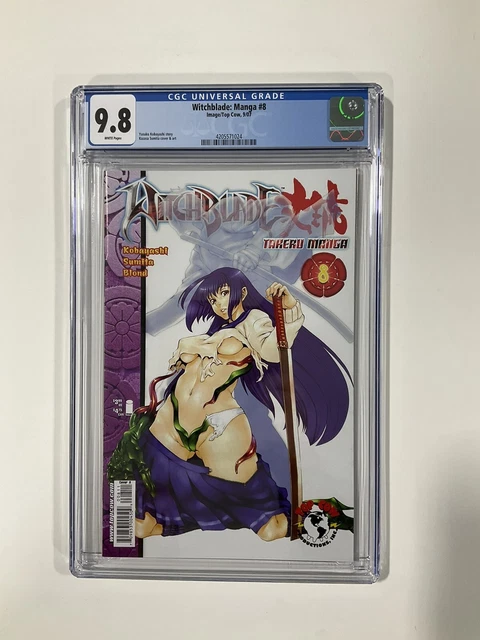 Witchblade Manga 8 CGC 9.8 White Pages 2007 Image Top Cow