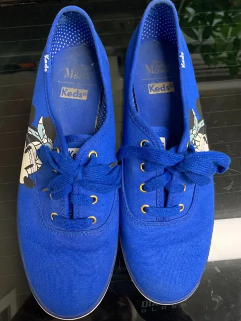 Keds Disney Minnie Mouse Women's Champion Blue Sneakers Size 8