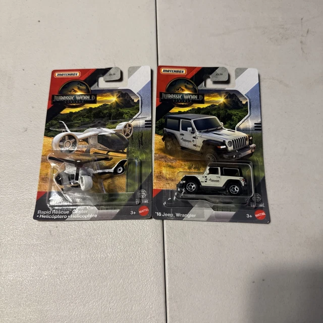 Pack Jurassic World Matchbox 5 Pzs Carros - Opción A shop