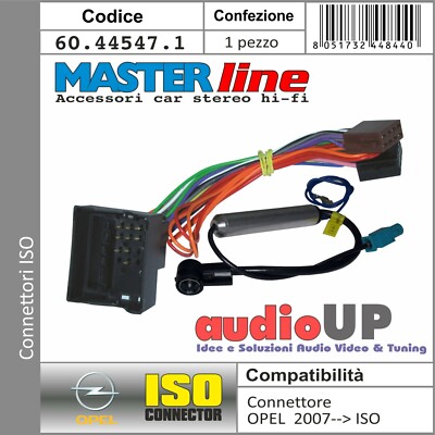 ALIMENTAZIONE CONN Conn CONNETTORE RADIO ISO ALTOPARLANTI ANTENNA NISSAN JUKE 