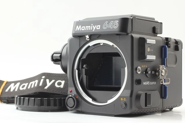 [Top COMO NUEVO] Mamiya M645 Super con buscador de nivel de cintura 120 películas posterior formato medio/Jp