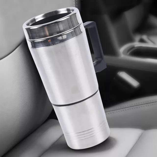 12V Stainless Steel Car Electric Kettle Cup 300ML Portable Coffe Heating Cup Mug