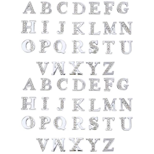 52 Pcs Initial Charms Buchstabenanhänger Für Armbänder Armband B
