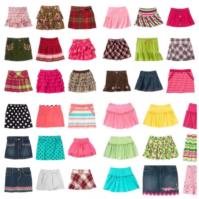 NWT Gymboree Kids Girl Skirt Skort Elastic or Adjustable Waist