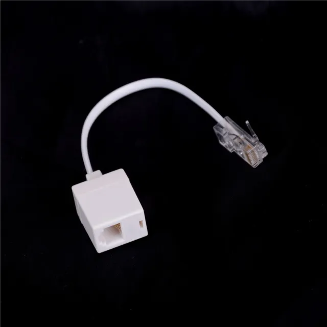 RJ11 6P4C Female To Ethernet RJ45 8P8C Male F/M Adapter Converter Cable Phone.ZY