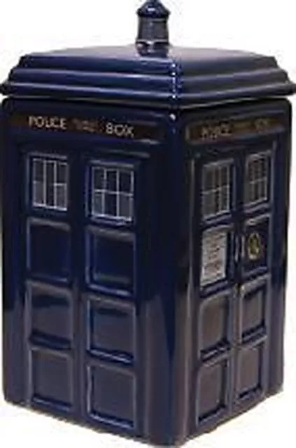 NEW IN BOX Dr Doctor Who Tardis Shaped Ceramic Money Box Bank - Coin Safe