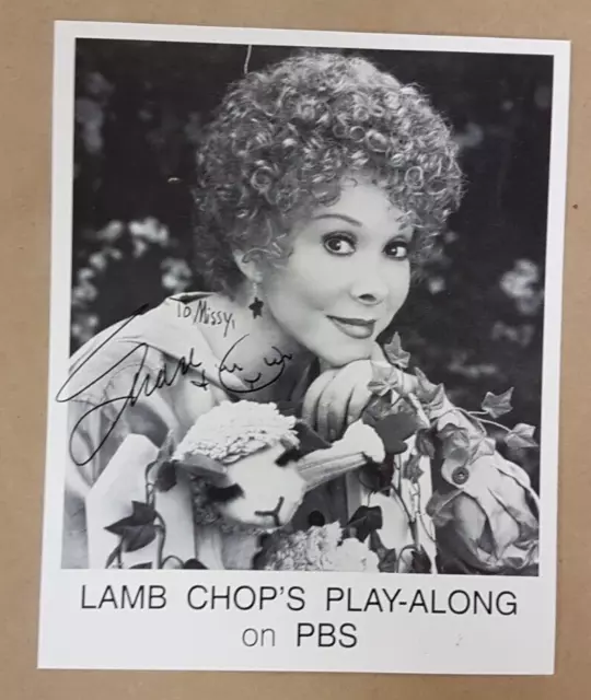 Shari Lewis Lamb Chop Autographed Photo TV Actor Signed star