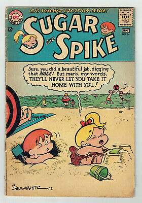 Sugar and Spike 54 DC Comics 1964 Paper Dolls  GGA VG +
