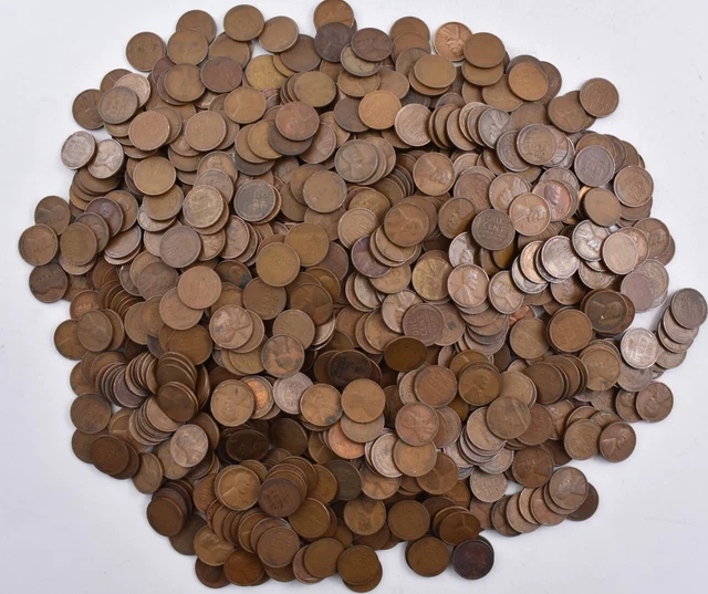 Roll of 50 1933 Lincoln Wheat Cent - Huge Hoard Collection Lot *0638