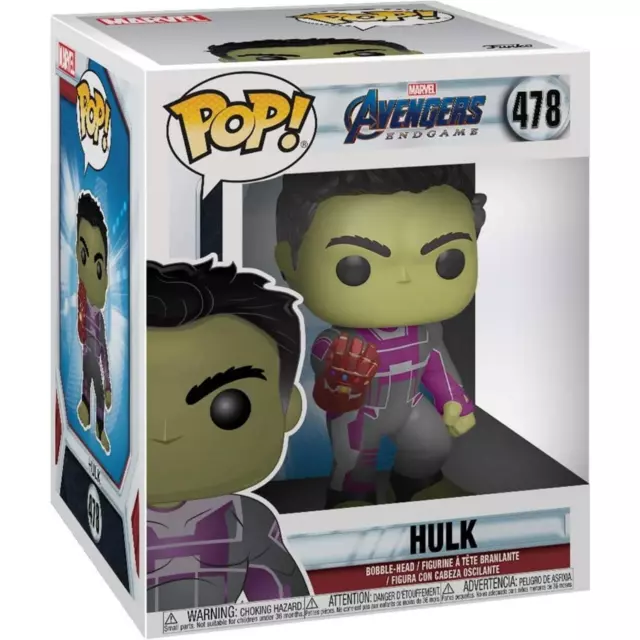 Funko Pop Marvel Avengers Endgame Hulk Con Gauntlet 478