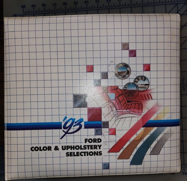 1993 FORD CAR Color and Upholstery Trim Selections Dealer Album Book