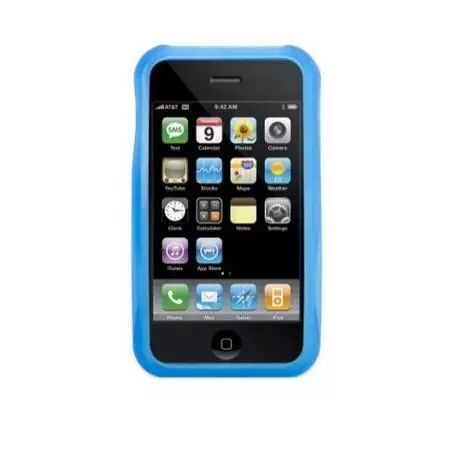 Griffin GB01216 Wave Protective Cover Case for iPhone 3GS Polycarbonate Blue New