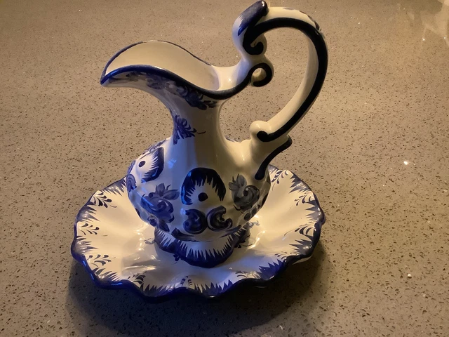 Wash Stand Jug and Bowl - Yestal Portuguese Pottery
