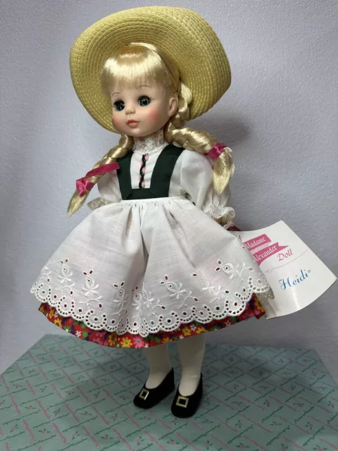 Vintage 1960's Madame Alexander LARGE 14" Heidi Doll # 1480 in Original Box