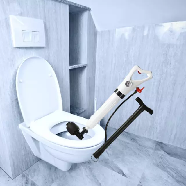 ENSEMBLE DE PISTON De Toilette Toilette à Vidange D'air Déboucheur Évier De  EUR 30,32 - PicClick FR