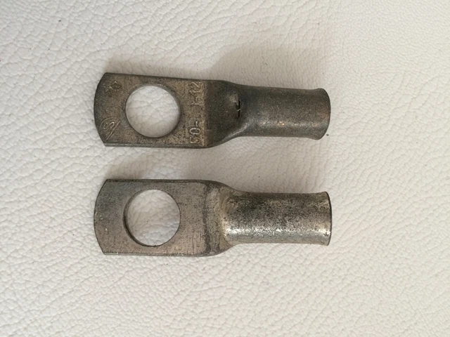 Citroën & anciennes - Cosses à souder pour câbles de démarrage 50mm