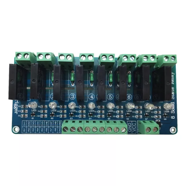 Neuf carte module relais 5V 8 canaux carte commutateur SSR pour Arduino 2