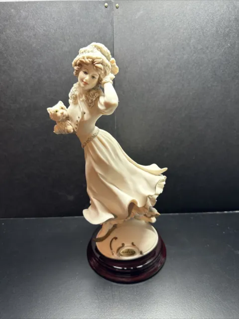 GIUSEPPE ARMANI LADY Figurine ~ Winter Fun 0320F Made in Italy $160.64 ...