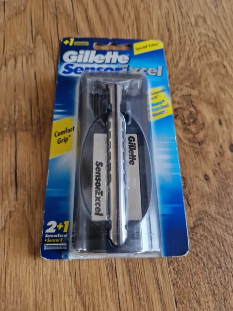 GILLETTE SENSOR EXCEL Metallgriff Metal Handle EUR 89,00 - PicClick DE
