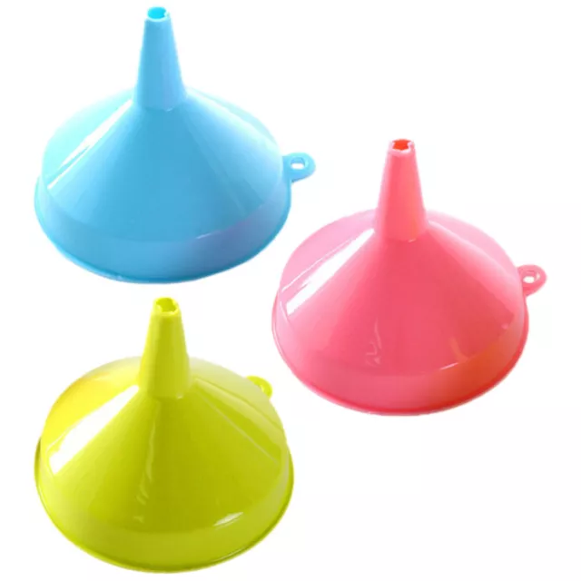 3 Plastic Kitchen Funnels for Liquid Transfer-FI