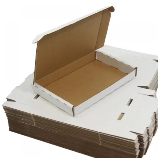1000 White C5 A5 Size Box Large Letter Strong Cardboard Shipping Mailing Postal