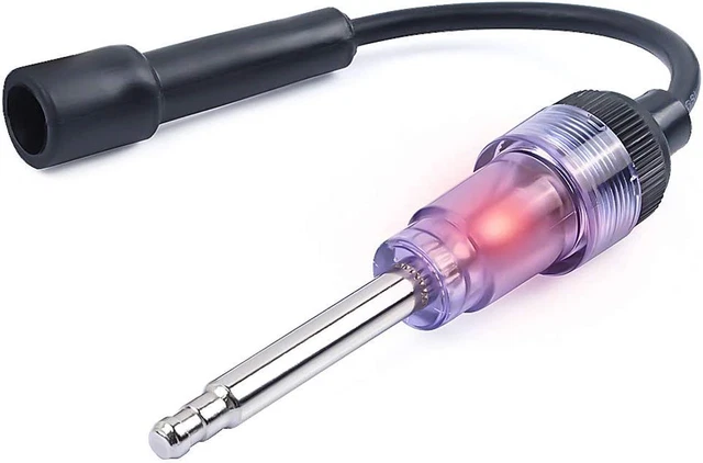 Small Inline Spark Plug Tester, for Motorcycles, Lawn Mowers, Small Motor Vehicl