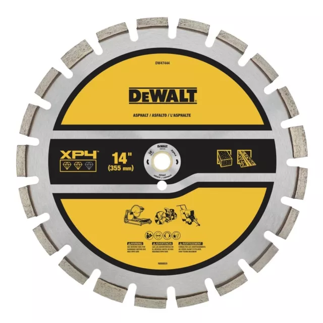 DeWalt DW47444 14 in. XP4 Asphalt Segmented Diamond Blade New