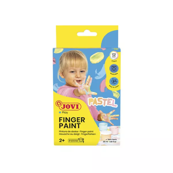 Peinture au Doigt Lavable pour Enfants 10 Couleurs Kit de Peinture Enfant  Non Toxique pour Bebe D'apprentissage Précoce Artisanat Cadeaux, 36ml/Tube  : : Jeux et Jouets