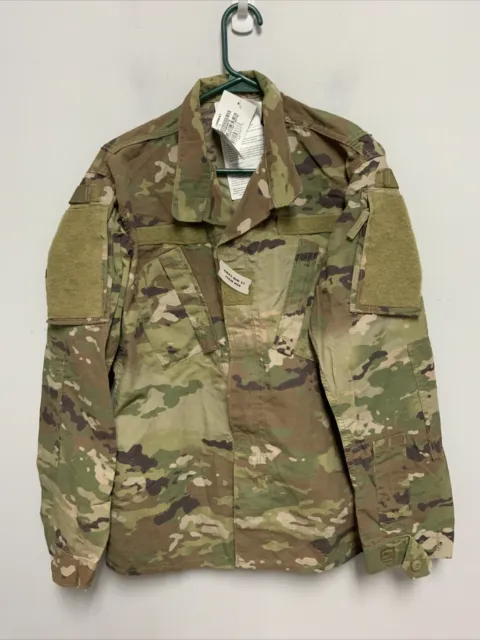 NWT US Army Camo OCP Combat Uniform Multicam Blouse Coat Size SMALL LONG 31/68