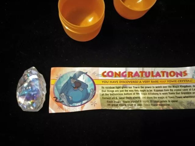 Yowies NAP YOWIE CRYSTAL (VERY RARE) - with Papers Perfect condition FAST POST