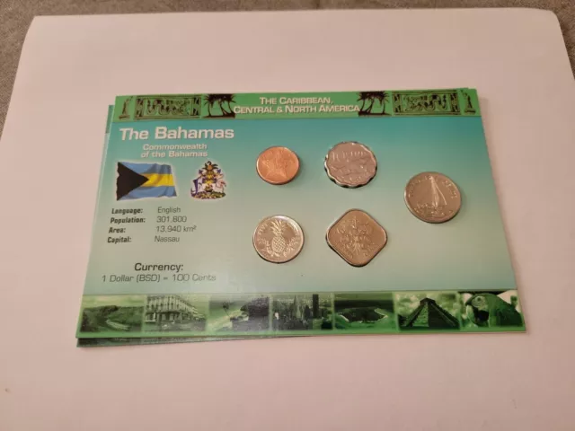 Littleton World Coin Set Bahamas UNC