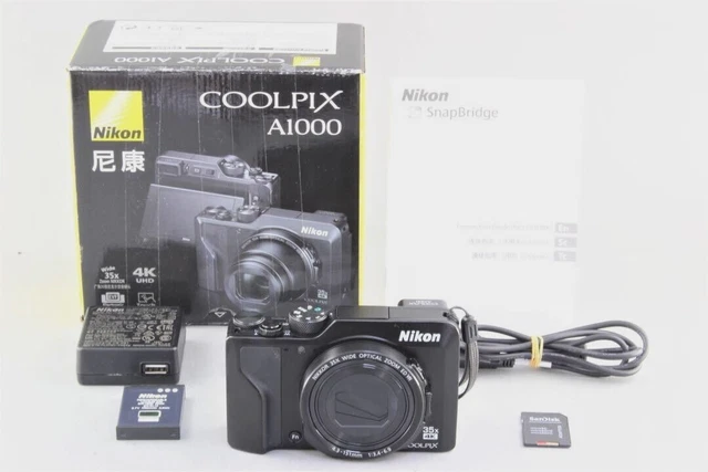 Nikon COOLPIX A1000 BK Black ISO 6400 Digital Camera From Japan