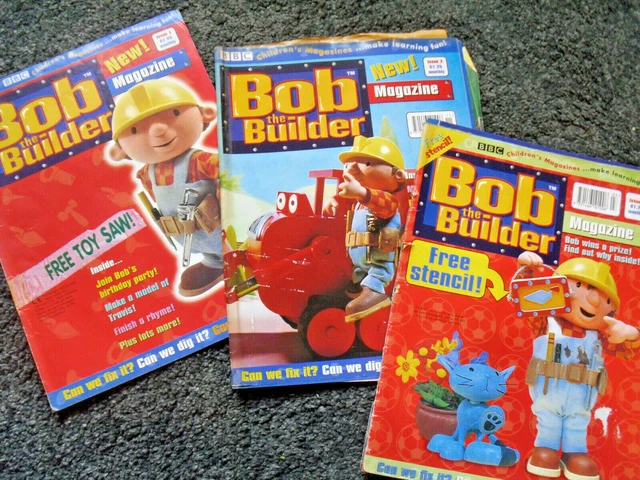 3 X BOB THE BUILDER Comics - Issue Nos 1 2 & 6 - 1999 - RARE £3.50 ...