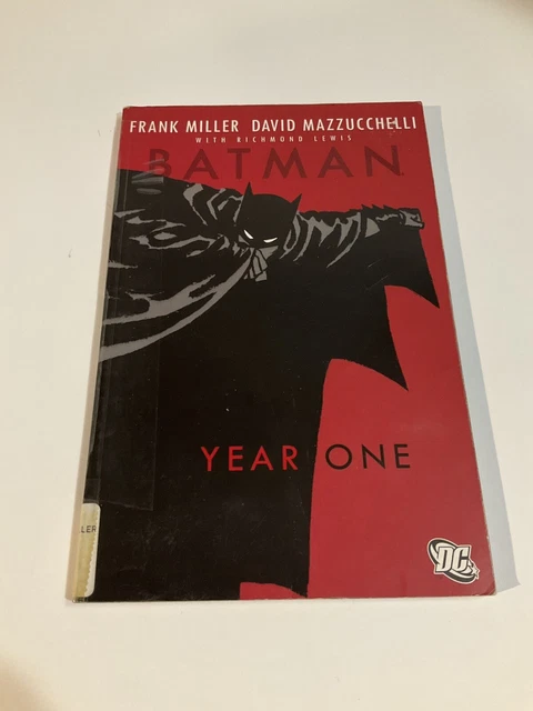 Batman Year One Tpb SC Softcover Library Copy Fn Fine DC Comics